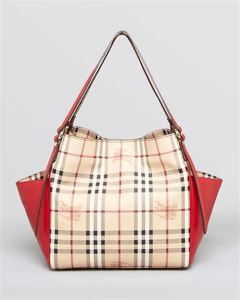 burberry small canterbury tote in red|burberry canterbury tote pattern.